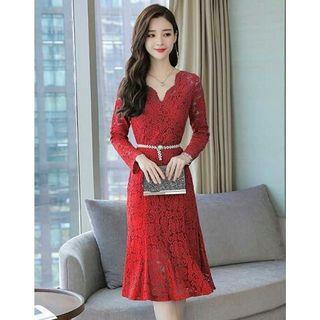 dress brukat korea D5MP61T6