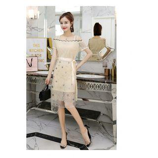 dress pesta korea D5MP59T3