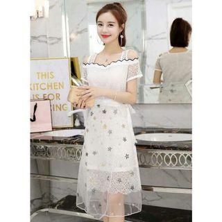 dress pesta korea D5MP5T91