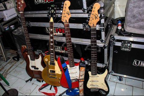 Electric guitars for rent