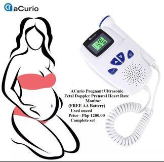 ACurio Pregnant Ultrasonic Fetal Doppler Prenatal Heart Rate Monitor