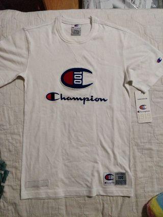 Champion Tee century collection C100 Chenille logo