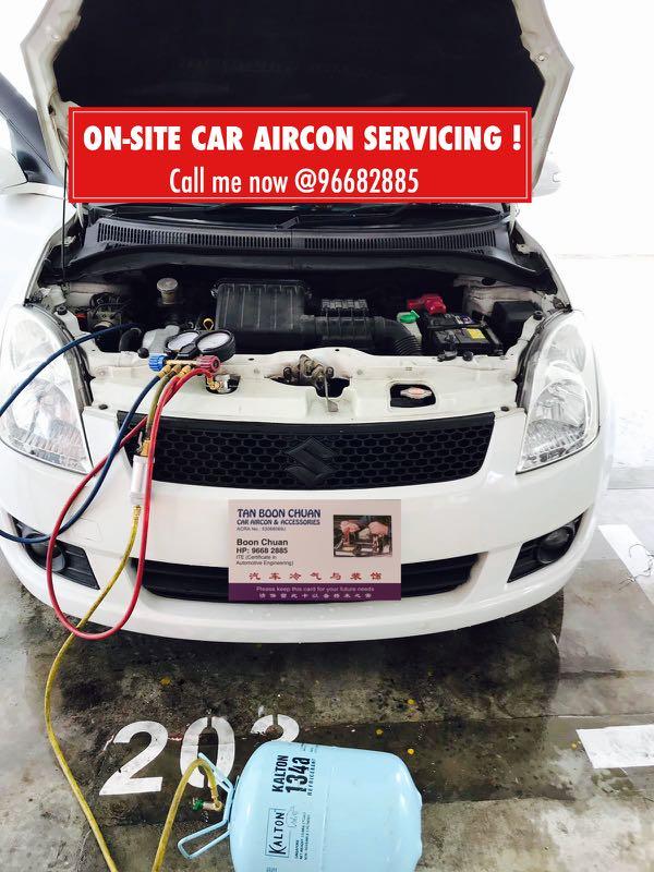 Mobile Car Aircon Servicing Car Battery Replacement Car