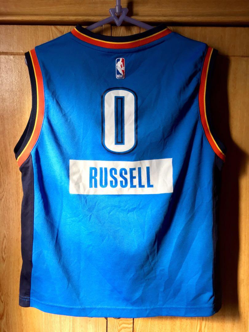 Russell westbrook jersey sales youth large