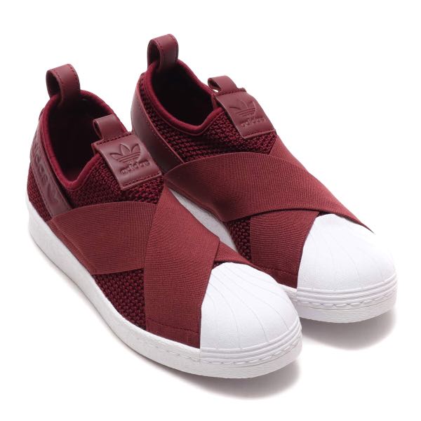 Adidas superstar red on sale night