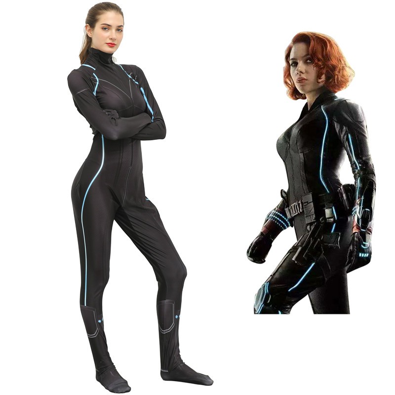 Avengers Black Widow Costume Women Natasha Romanoff Cosplay Superhero — free download