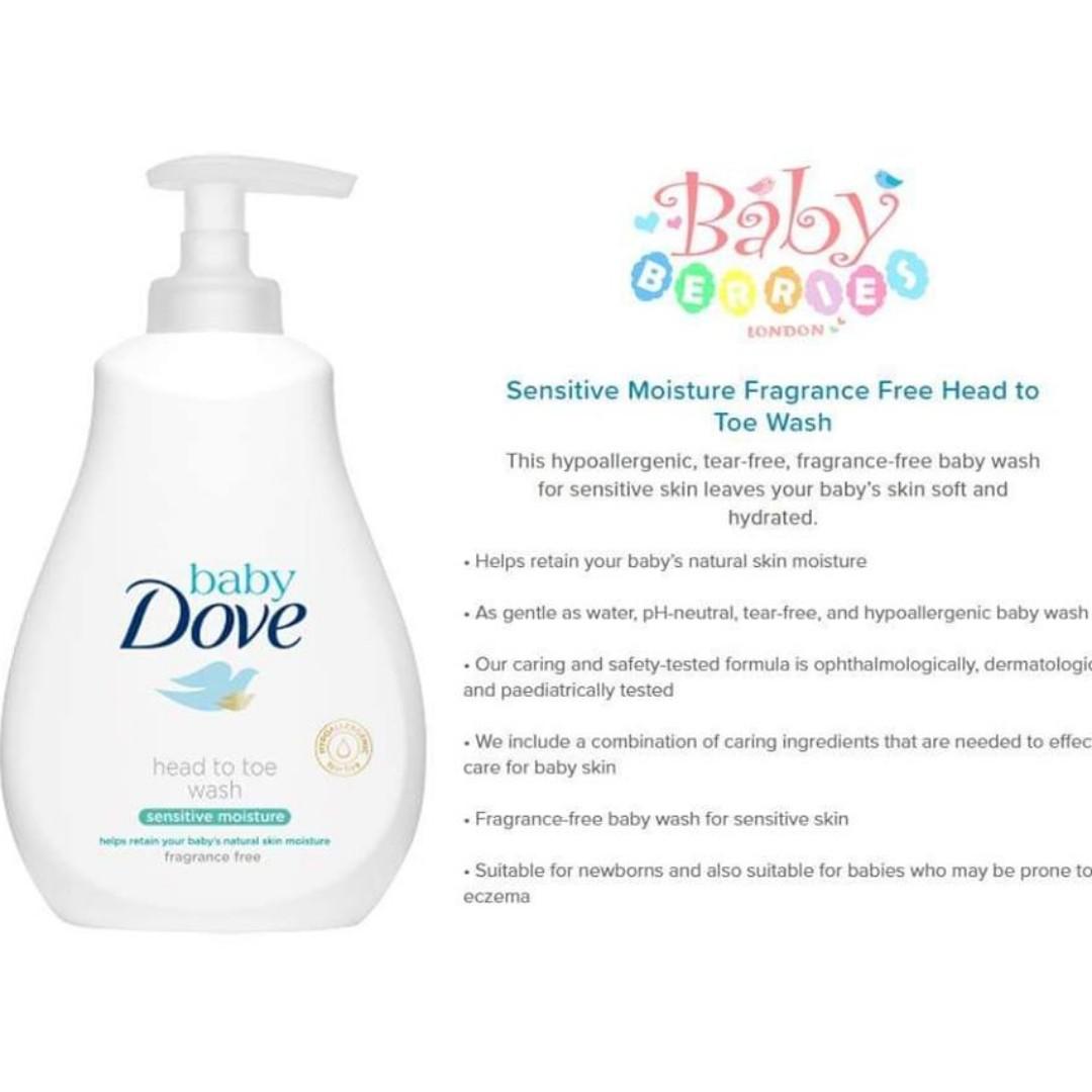 baby dove top to toe wash