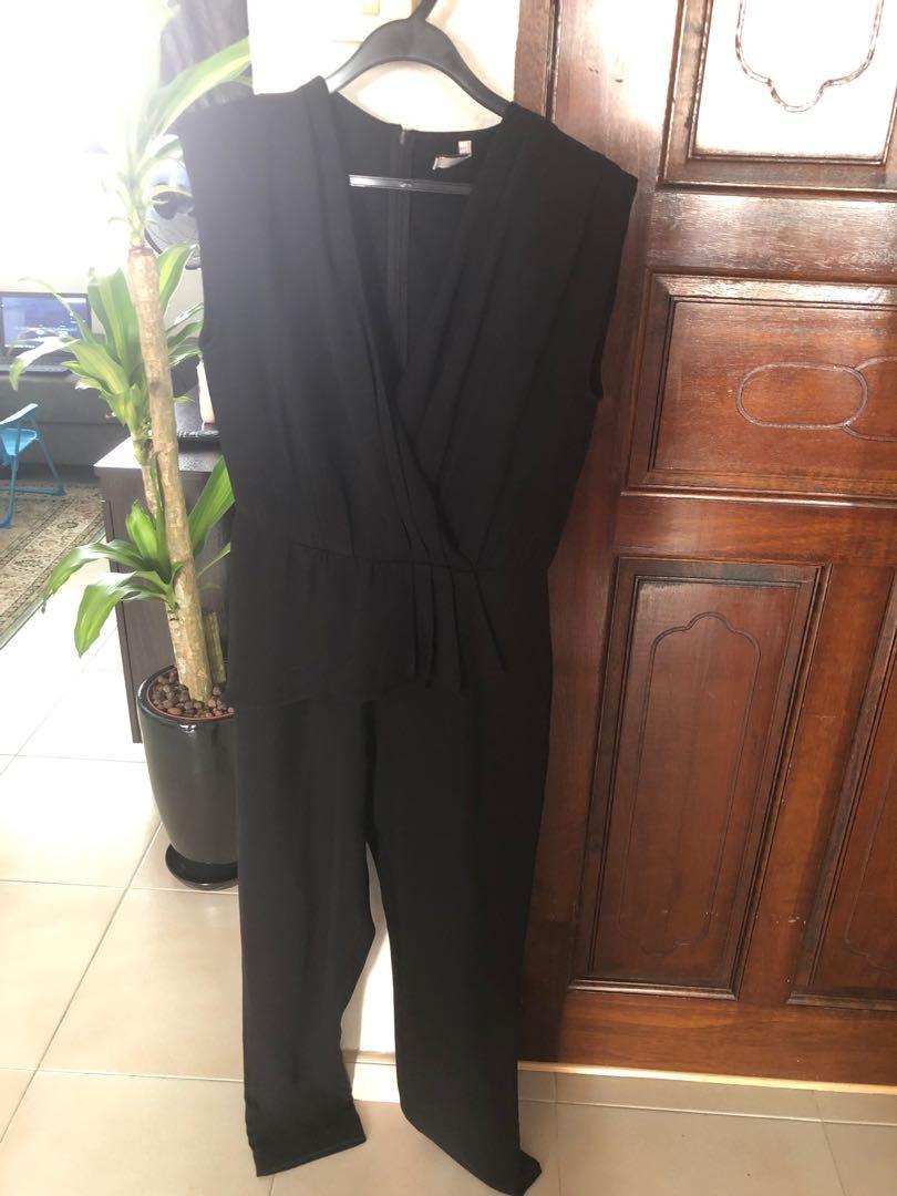 black work jumpsuit