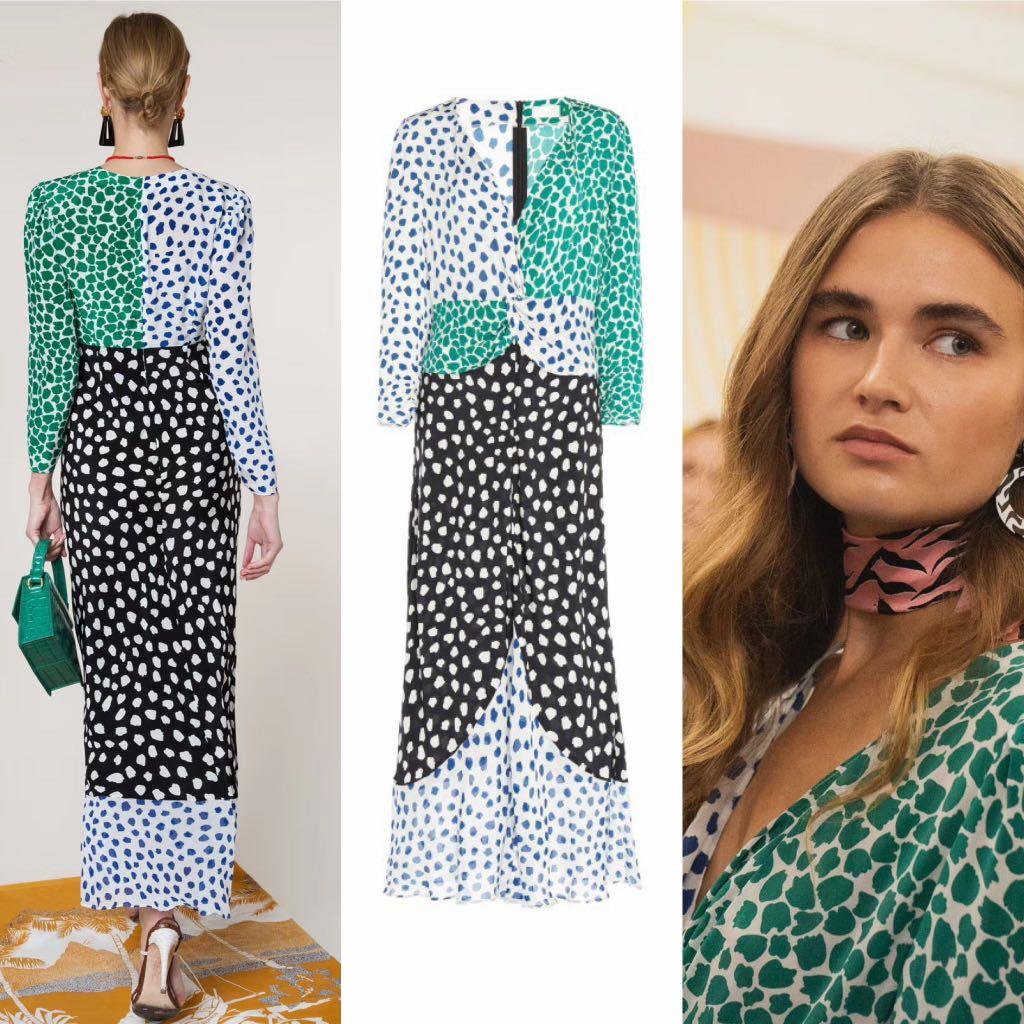BNWT Authentic RIXO Chelsea Silk Dress