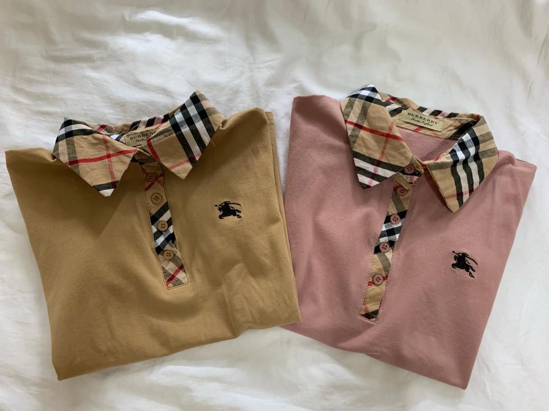 Burberry polo shirt womens deals sale