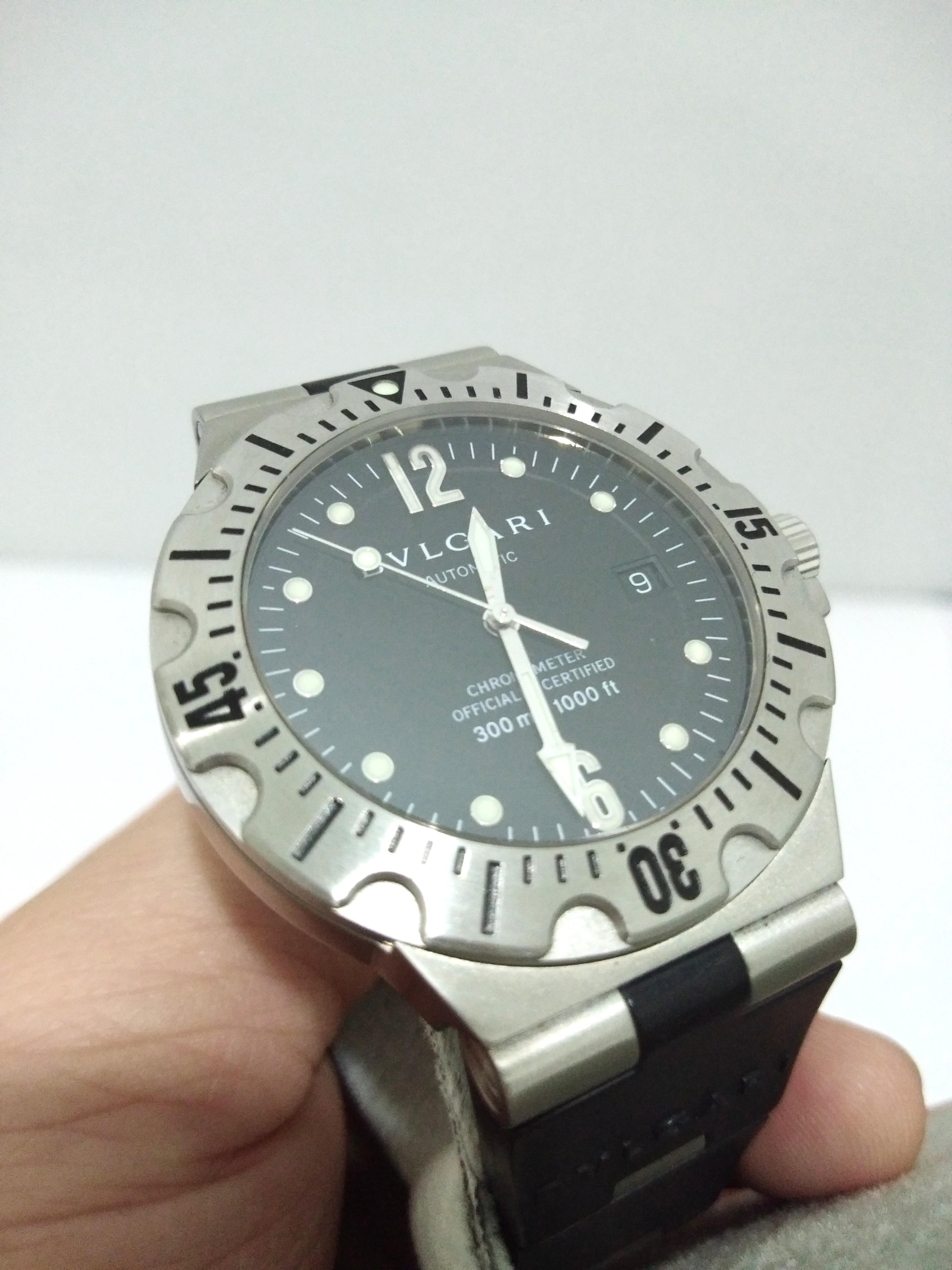 Bvlgari Diagono Diver 200m, Luxury, Watches on Carousell