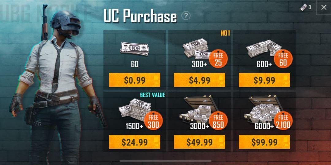 Cheap PUBG UC Currency Top-Up Recharge!, Toys & Games, Video ... - 