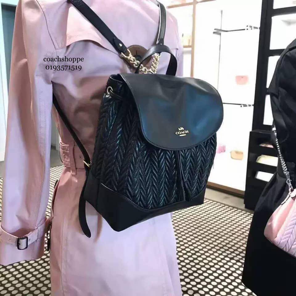 Coach Elle Backpack with Quilting