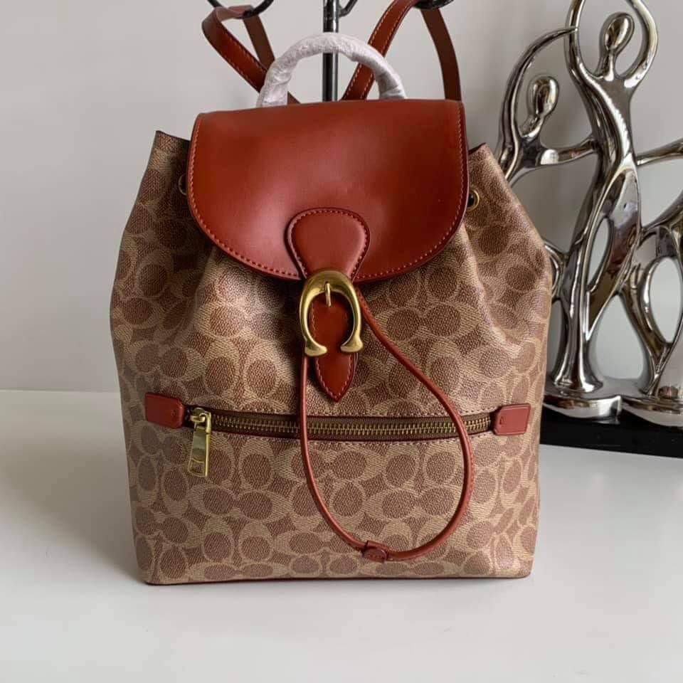 Evie backpack in signature canvas sales
