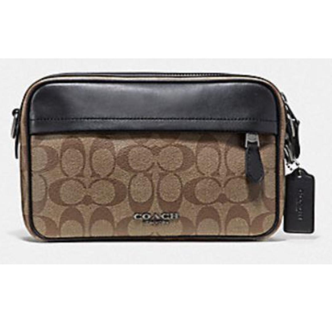 coach graham crossbody in signature canvas