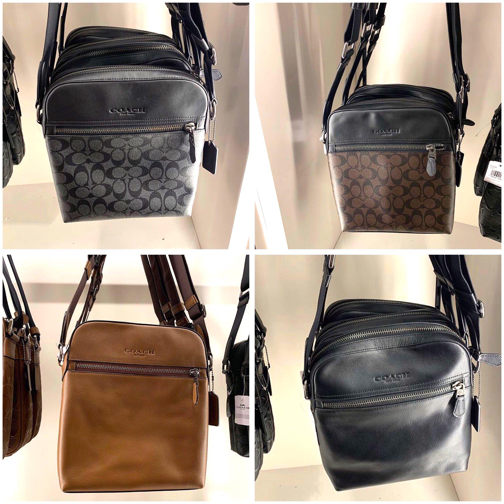 men's coach flight bag