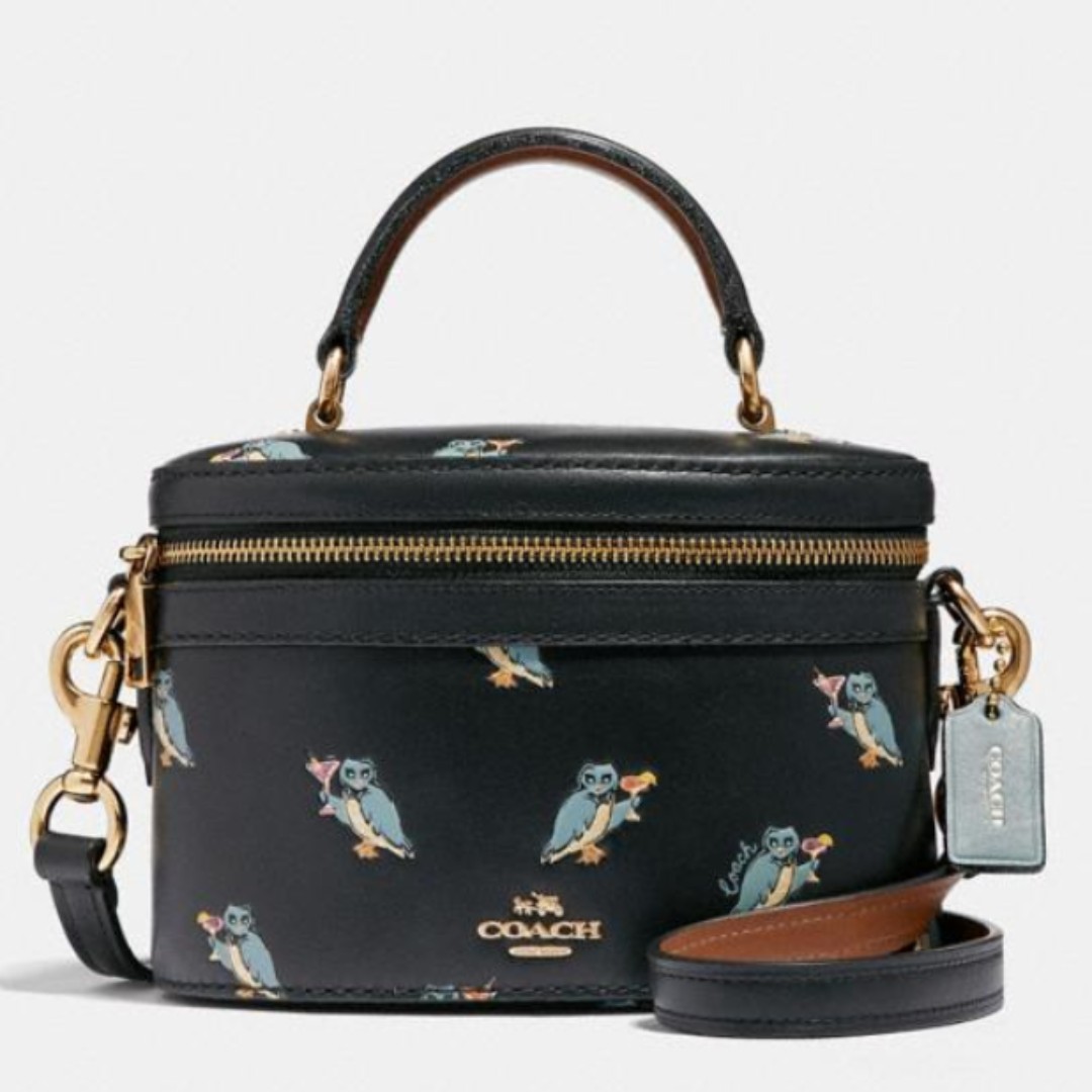 COACH OWLS WITH MARTINI box bag
