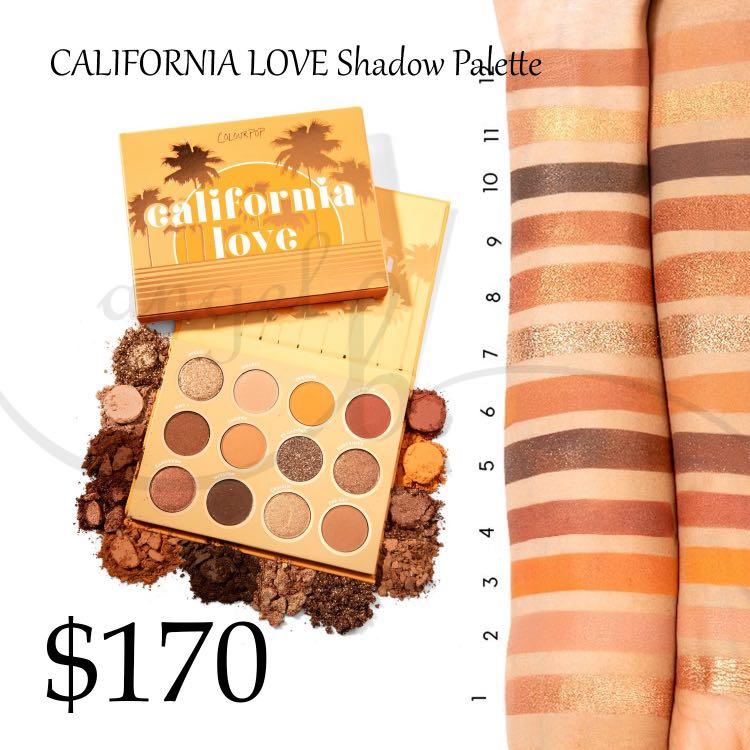 Colourpop Eyeshadow Palette California Love Mtrmk Health