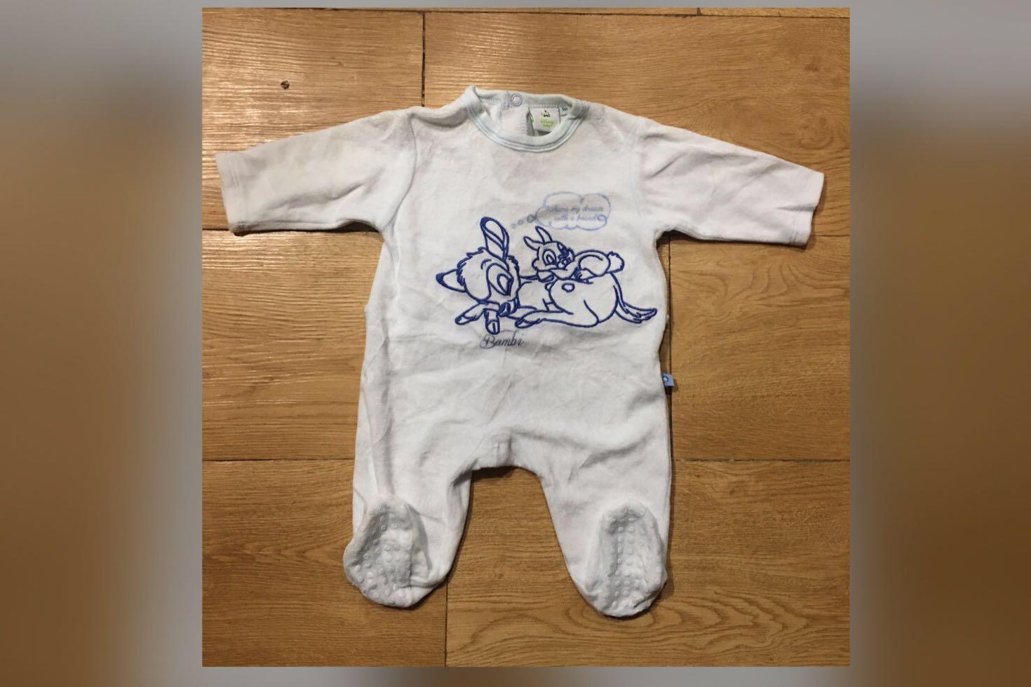bambi onesie baby