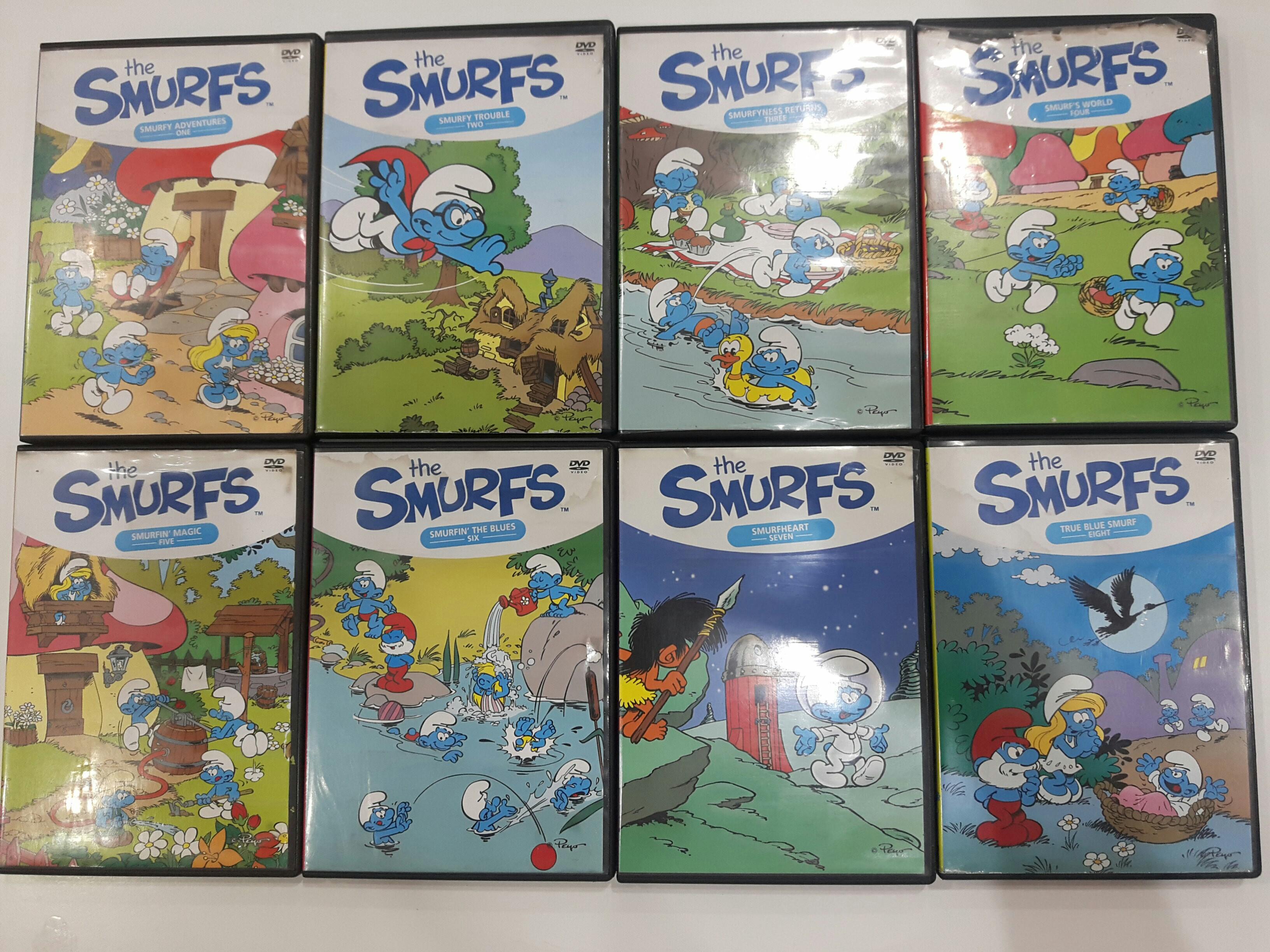 Free The Smurfs DVD 8 DVDs Hobbies Toys Music Media CDs