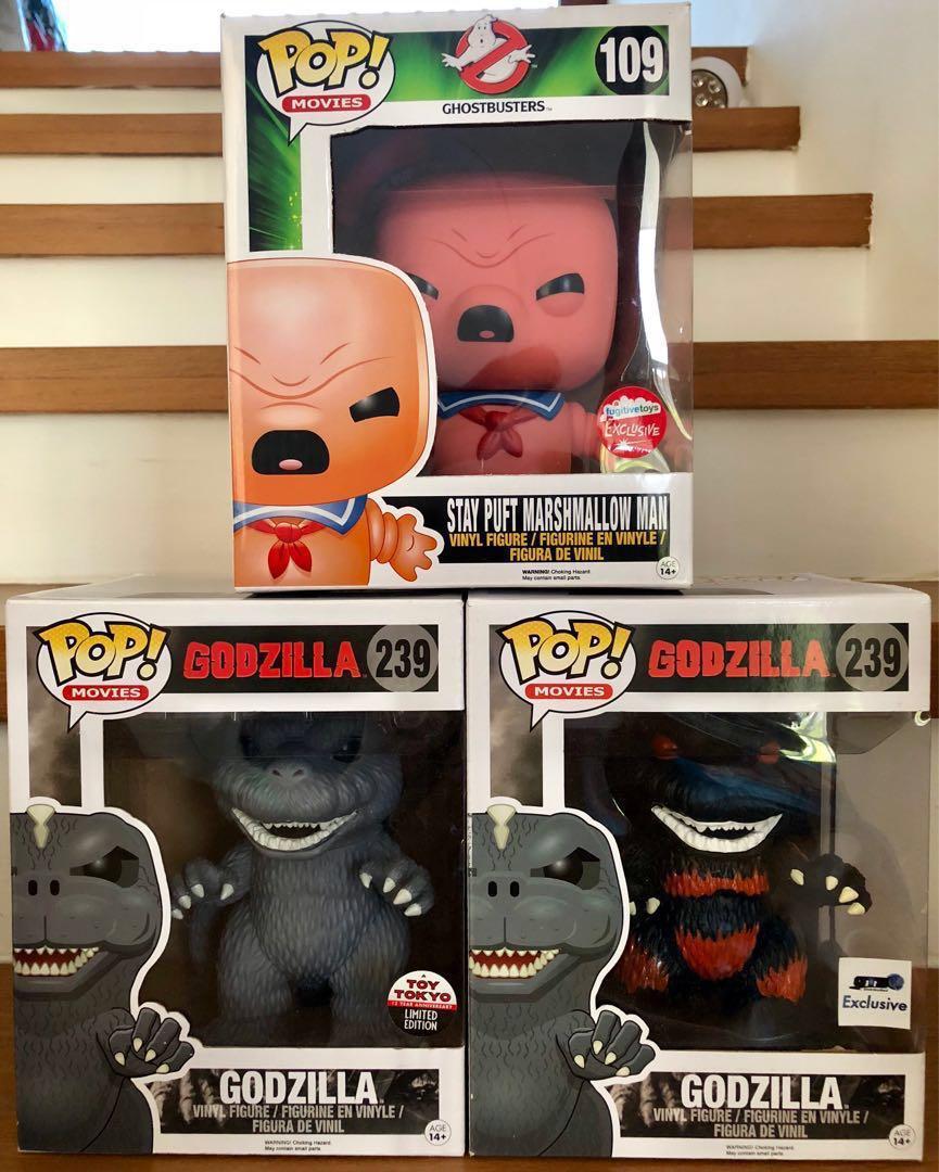 funko pop godzilla black and white