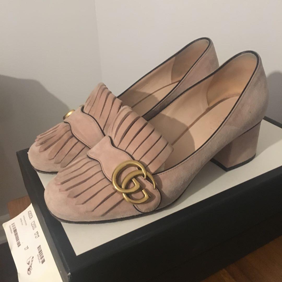 Gucci marmont online shoes pink