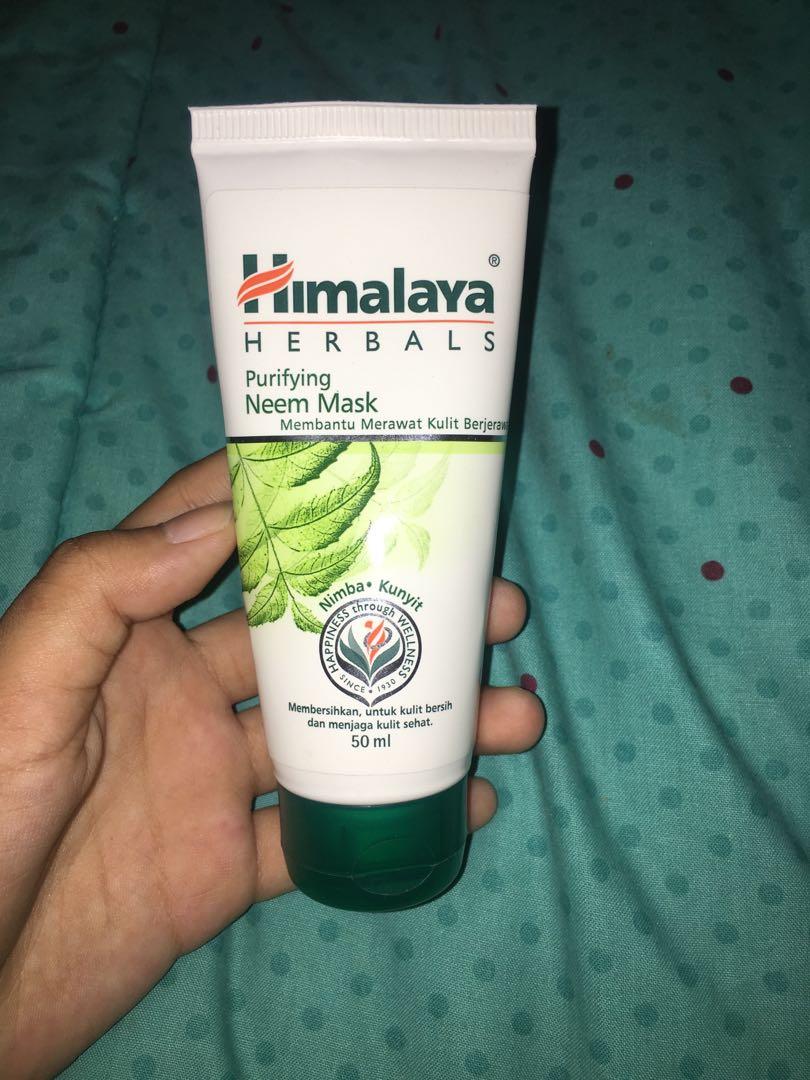 Himalaya Purifying Neem Mask 50 Ml Kesehatan Kecantikan Kulit Sabun Tubuh Di Carousell