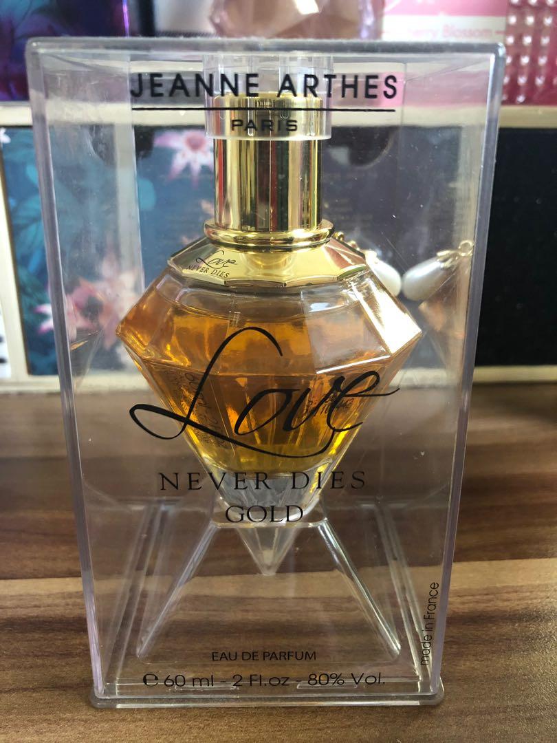 Jeanne Arthes Love Never Dies Gold Perfume 60ml, Beauty  Personal Care,  Fragrance  Deodorants on Carousell