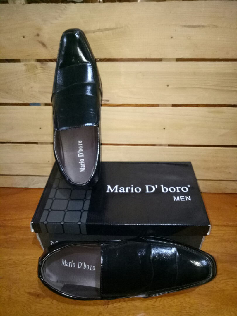 Mario D Boro formal black shoes