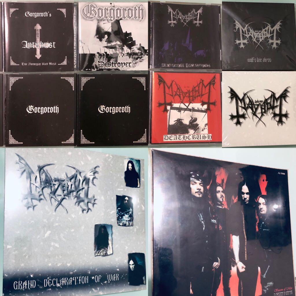Mayhem Gorgoroth Collection Death Black Metal Cd Music Media Cds Dvds Other Media On Carousell