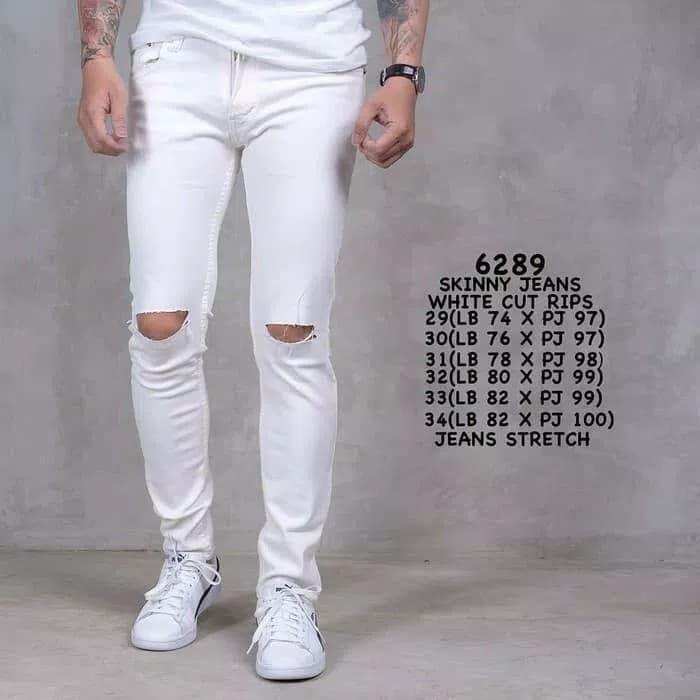 white skinny pants mens