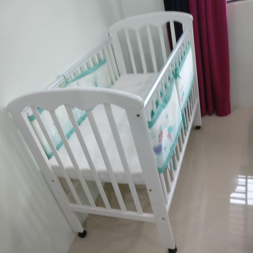 My Dear Baby Cots Set With Mattress Babies Kids Cots Cribs On Carousell
