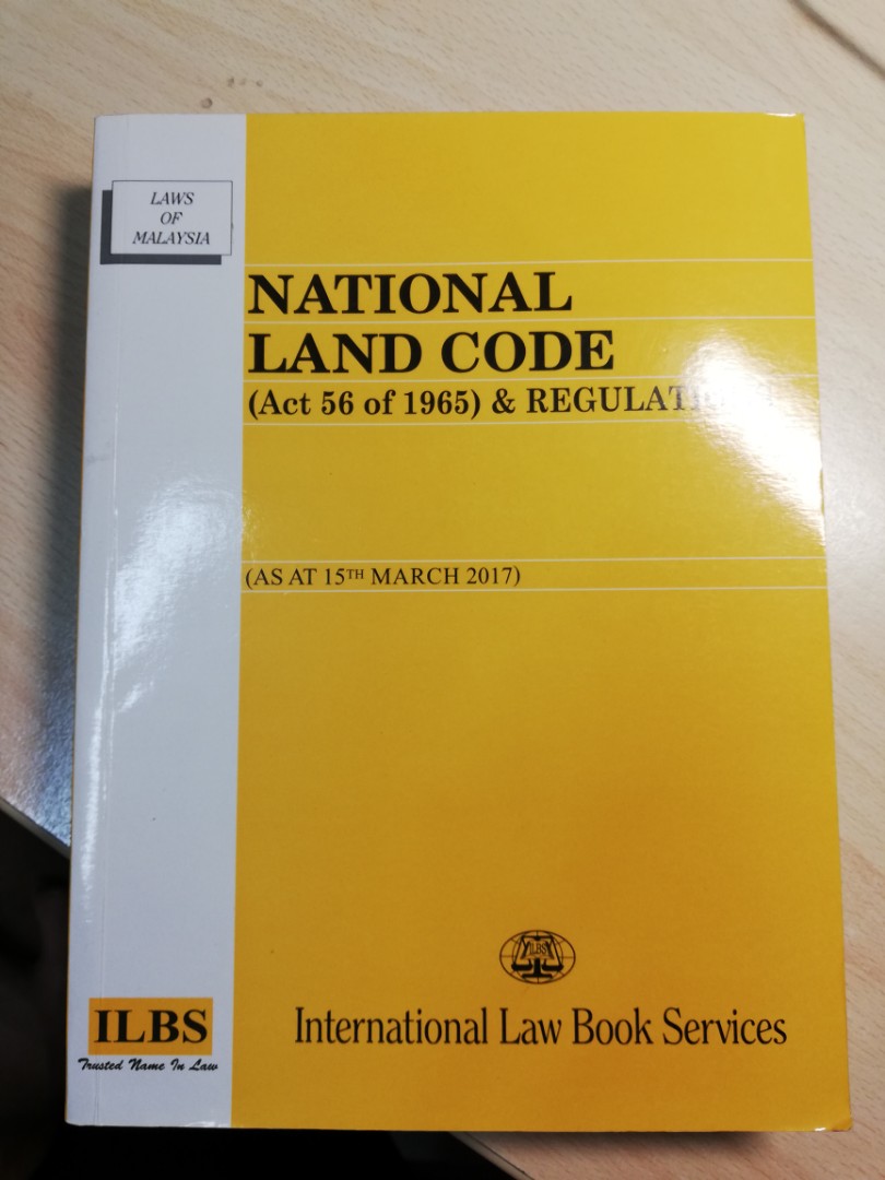 National Land Code Books Stationery Books On Carousell