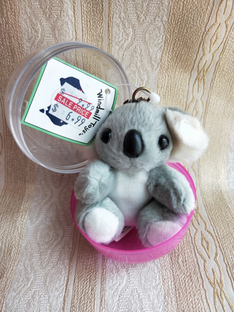 Plush koala keychain hot sale