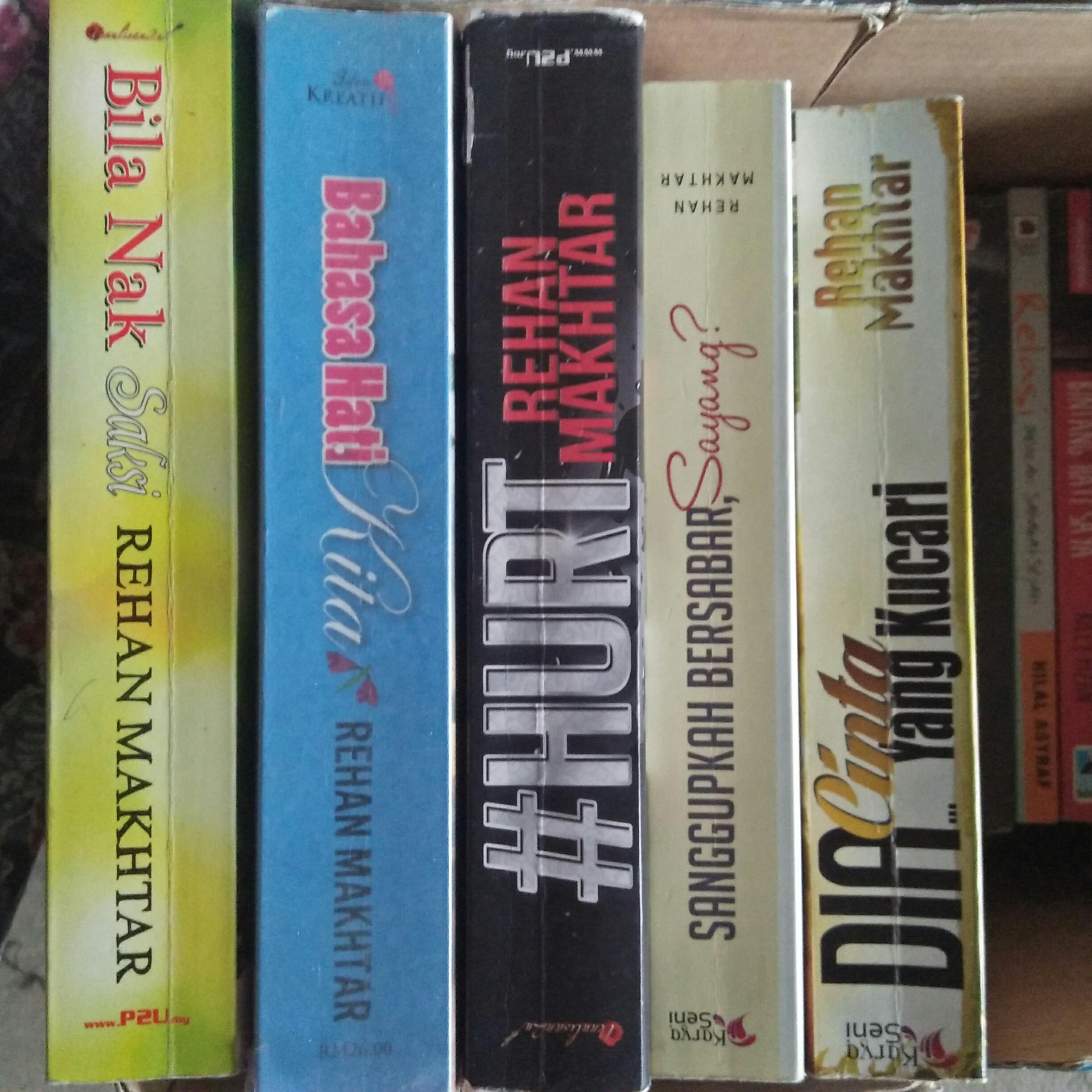 Novel Preloved Rehan Makhtar Books Stationery Books On Carousell