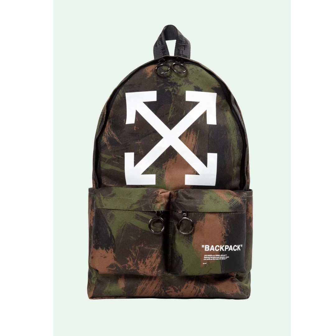 off white camo backpack