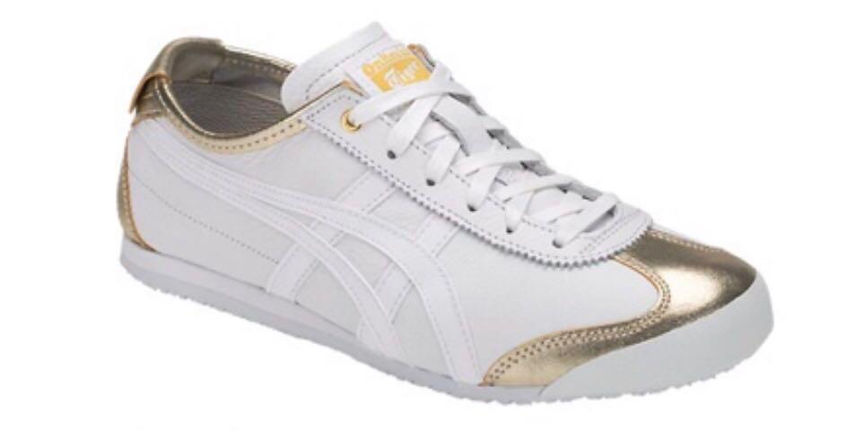 onitsuka tiger mexico 66 gold white