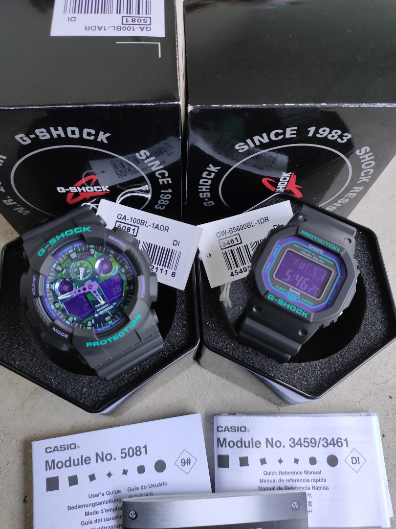 G shock purple new arrivals and blue