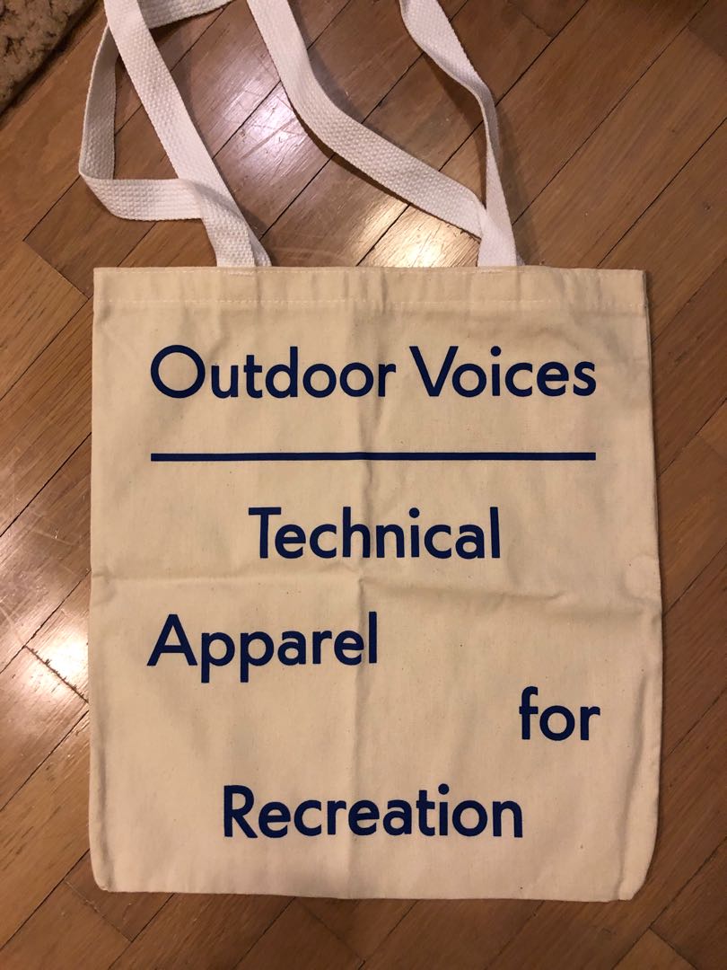 Outdoor voices Canvas Tote Bag Men s Fashion Bags Belt bags