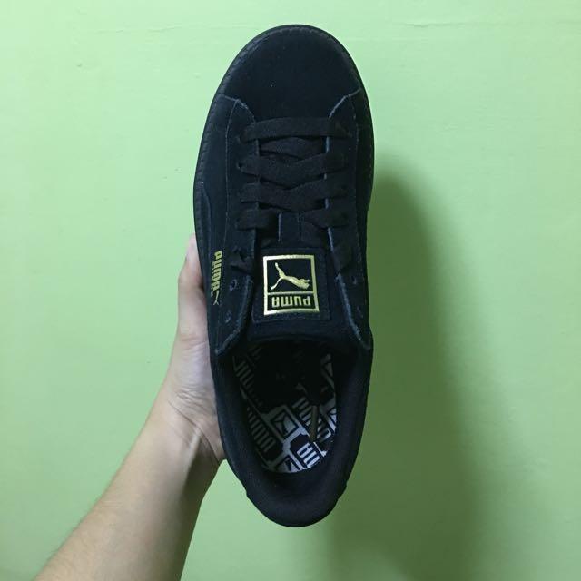 puma suede trace platform