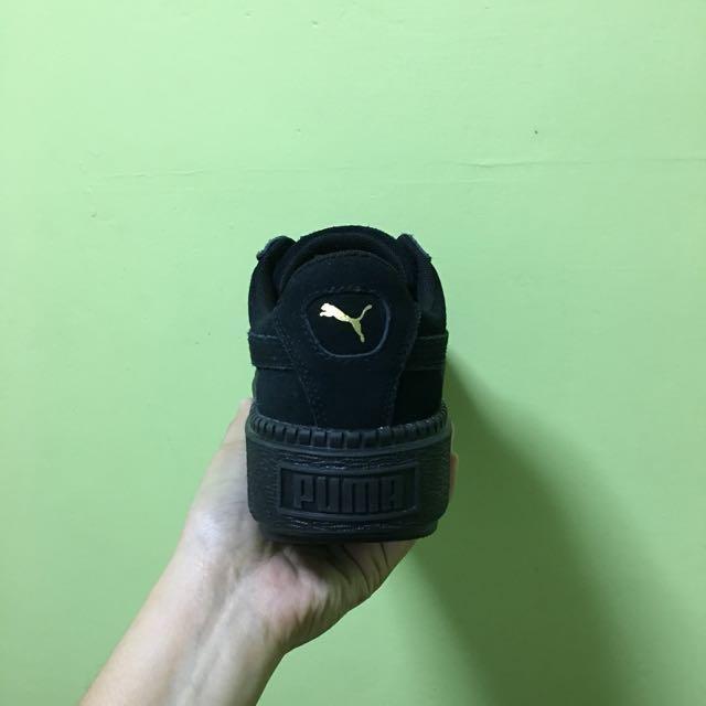 puma suede trace platform