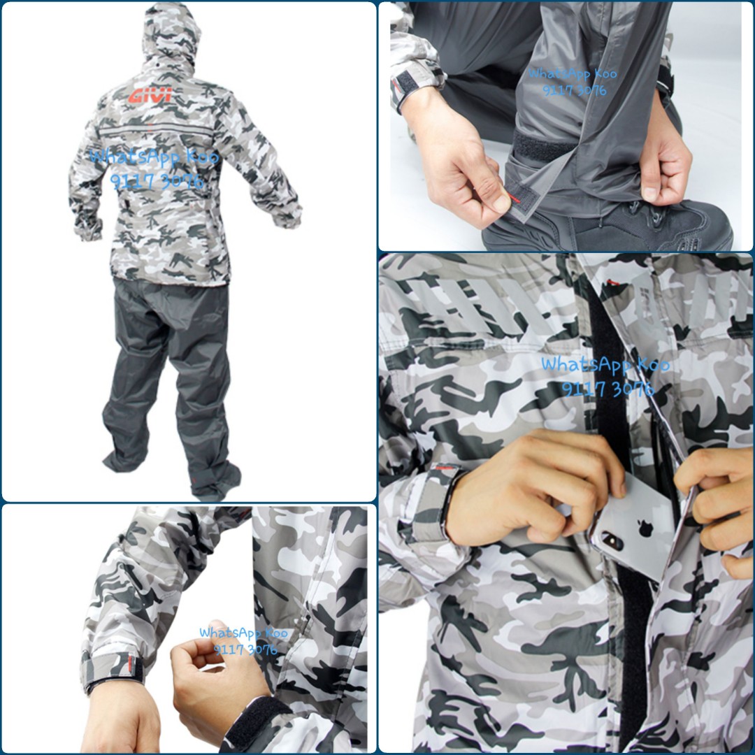 Givi camo raincoat outlet