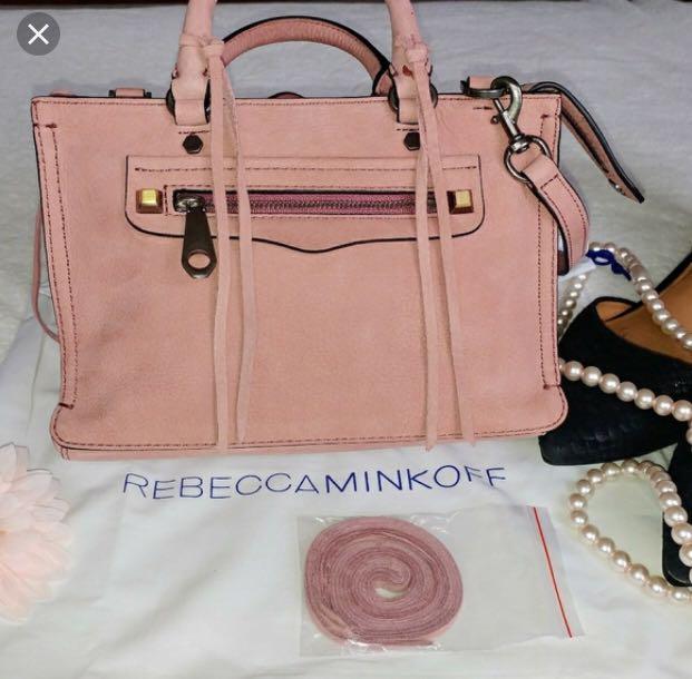 rebecca minkoff regan nubuck satchel