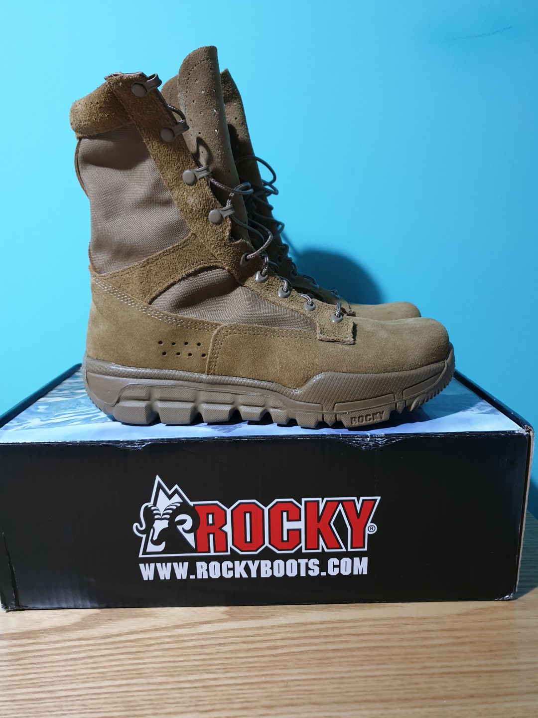 Rocky c7 cxt lightweight commercial military boot top