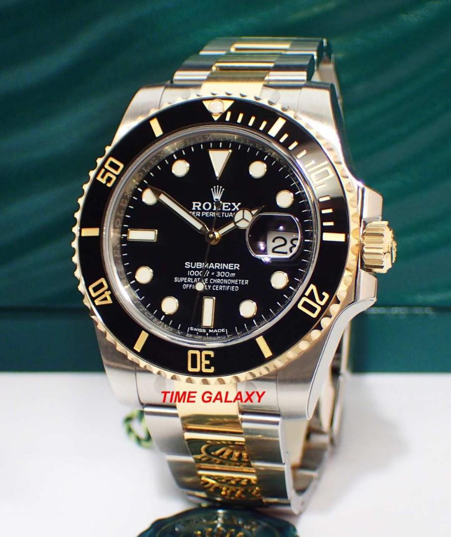 rolex submariner half gold price