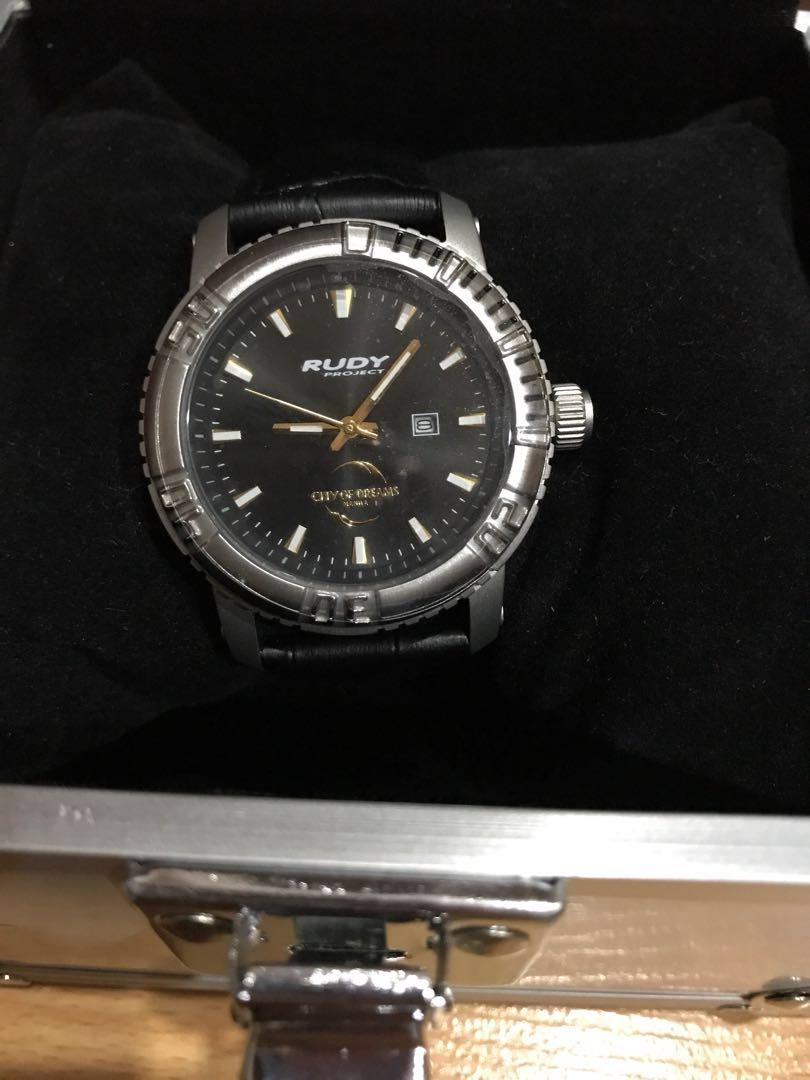 Rudy project mens watch leather strap