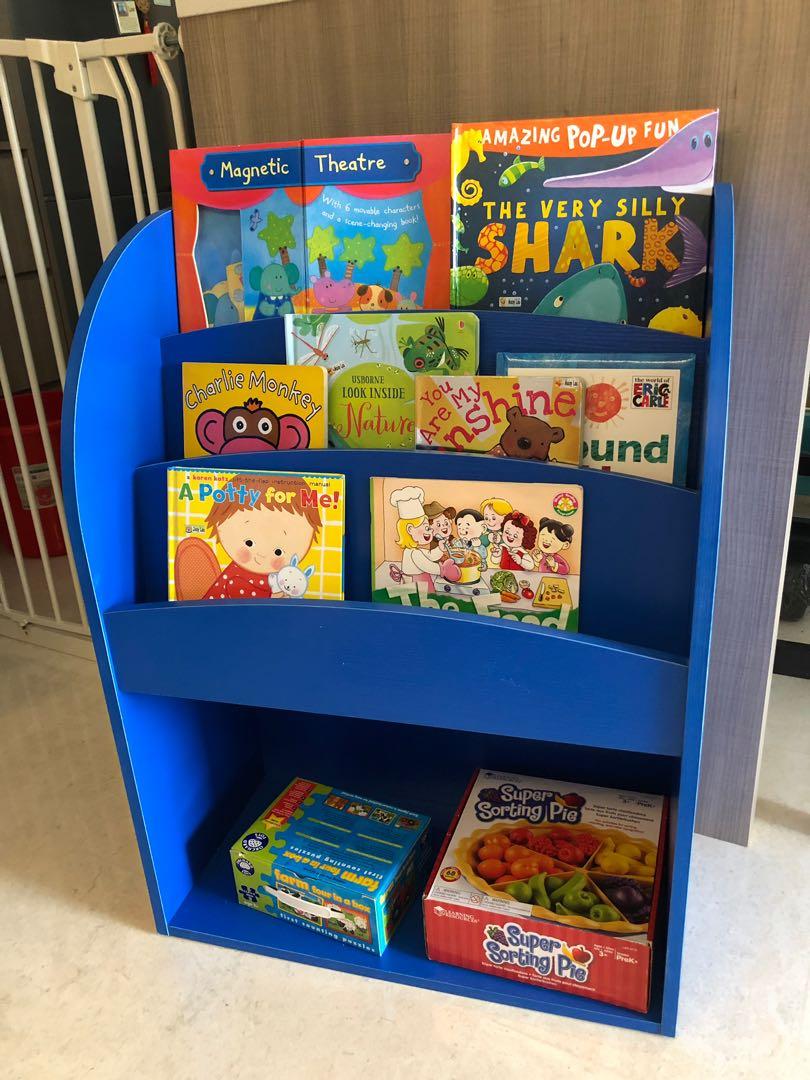 Sale Preloved Children Book Shelf Kids Wooden Bookcase