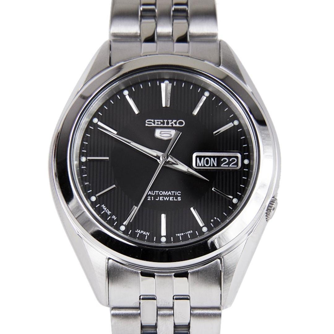 Seiko 5 men's snkl23 stainless steel automatic casual watch 2025