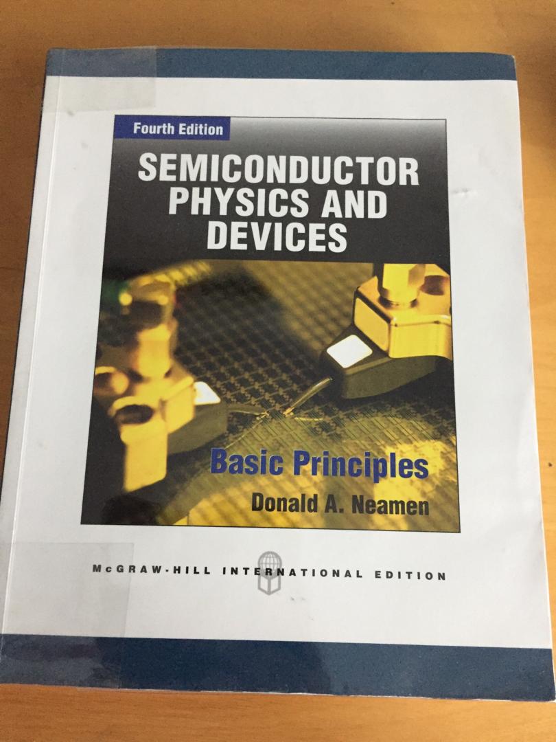 Semiconductor Physics And Devices 4th Edition, Hobbies & Toys, Books & Magazines, Assessment ...