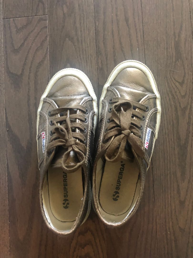 Superga Bronze Sneakers Women s Fashion Shoes on Carousell